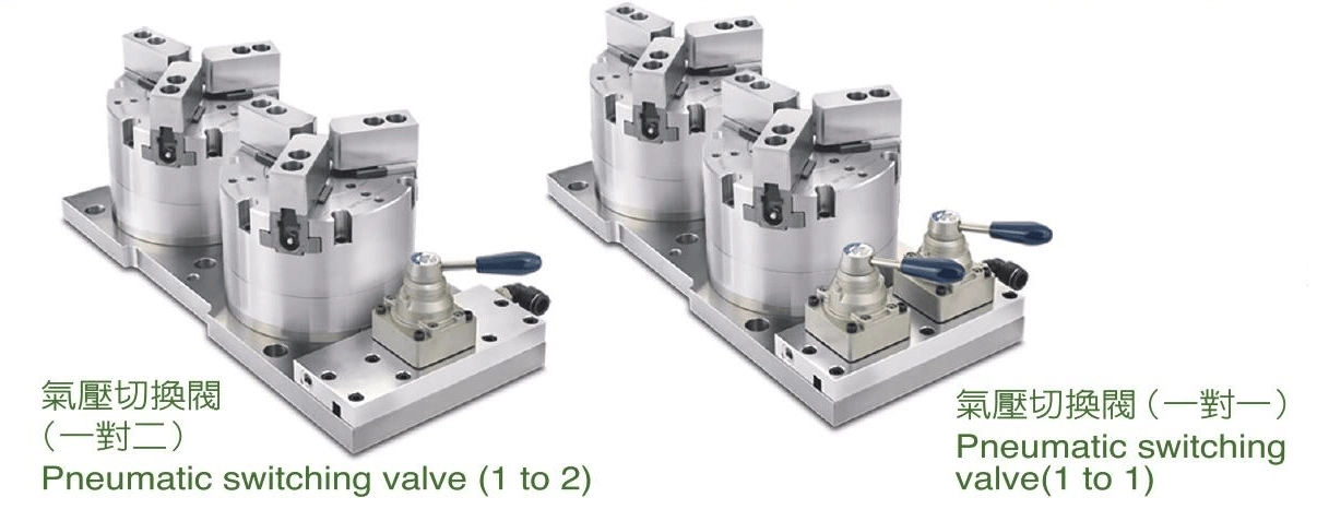 MFR,MFR-M 3-Jaw Air Chucks Fixture(Double Piston)